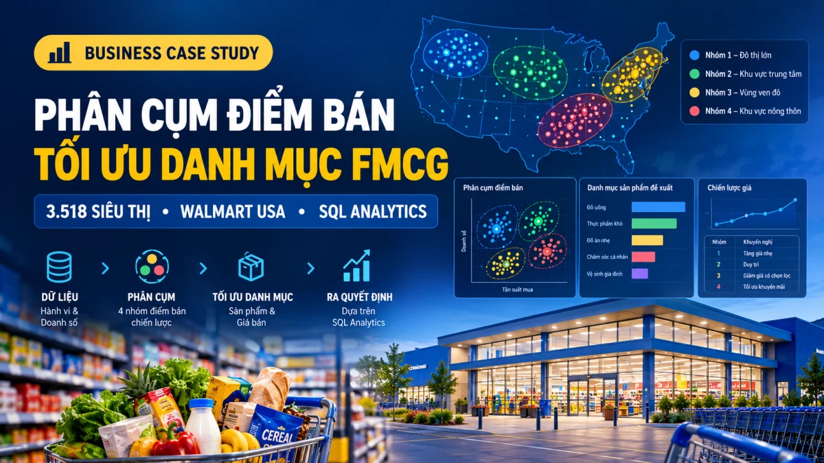 Phân Cụm Điểm Bán & Tối Ưu Danh Mục Hàng Hóa Chuỗi 3.518 Siêu Thị FMCG (Walmart USA)