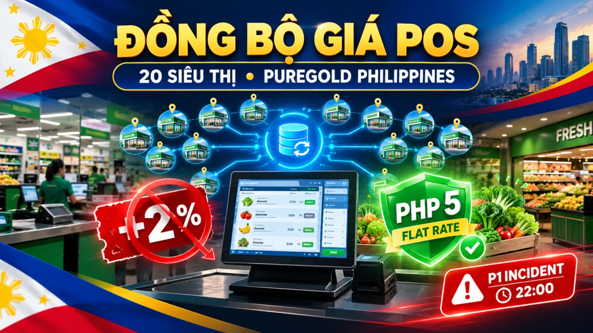 Đồng Bộ Hóa Biểu Giá POS Cụm Siêu Thị Đô Thị & Xử Lý Ngoại Lệ Khuyến Mãi — Puregold Price Club (Philippines)